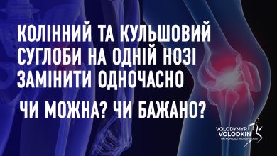 Замінити колінний та кульшовий суглоби на одній нозі одночасно